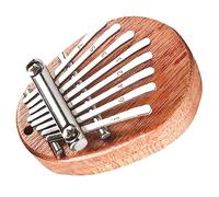 CORHAD 8 Keys Wooden Kalimba Thumb Piano for Beginners, Portable Finger Piano with Melodious Sound and Easy to Use Design, Beautiful Brown Mini Musical Instrument for Practice
