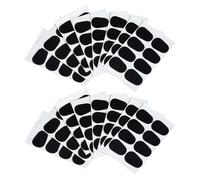 CORHAD 8 Sheets Saxophone Mouthpiece Rubber Pads Oval Non-slip Self-adhesive Cushions for Alto Tenor Sax Clarinet Thin Mouthpiece Protectors for Enhanced Comfort and Tone Clarity