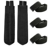 CORHAD 8pcs Adjustable Bicycle Pedal Straps Heavy Duty Nylon Footrest Bands with Quick Release for Bike Pedals Secure Toe Cage Fixation for Outdoor Cycling Safety