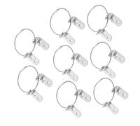 CORHAD 8pcs Anti-tip Furniture Anchors Kit with Straps for Proofing Angle Wall Fasteners for Dressers Cabinets and Shelves Metal Tipping Bracket System for Safety and Home Stability