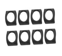 CORHAD 8pcs Black Resin Ocarina Holders Portable Stands Brackets Musical Instrument Accessories for Desktop Display and Safe Storage