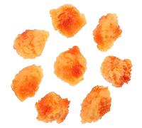 CORHAD 8Pcs Chicken Popcorn Model Realistic Simulated Food Decor for Home Party Display for Kitchen Decoration Food Props Lifelike Design Non Edible Fake Chicken
