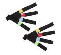 CORHAD 8pcs Drum Cymbal Mute Belt for Quiet Drumming Protection, Universal Compatibility for 14-20 Inch Percussion Elements, Elastic Cloth Material with Easy Installation, for Practice