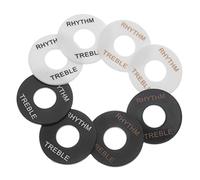 CORHAD 8pcs Electric Guitar Washer Toggle Washers Rhythm Treble Ring Plastic Guitar for Accessories Parts