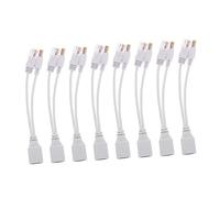 CORHAD 8pcs Professional Splitter Passive Splitter Adapter for Security Cameras Dc Connector