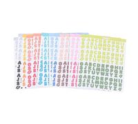 CORHAD 8sheets Letter Stickers Letter Stickers for DIY Photo Album Decor Planner Scrapbooking