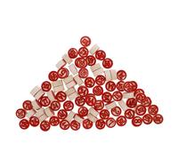 CORHAD 90pcs Wooden Number Chess Pieces Double-sided Educational Board Game Set for Logical Thinking Family Party Fun and Strategy