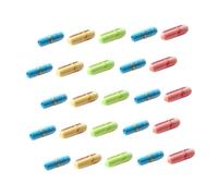 CORHAD 99Pcs Message Capsule Wishing Bottle DIY Love Pills for Valentine’S Day Party with Wishing Paper Rolls, Romantic Expression Message Bottles for Friendship and Love