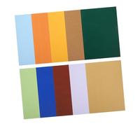 CORHAD A4 Corrugated Cardboard Paper 10 Sheets Multi-Color Thickened Handmade Paper for DIY Crafts and Kindergarten Art Projects