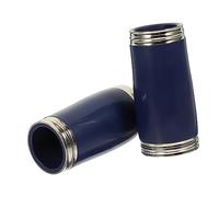 CORHAD Abs Dark Blue Clarinet Tuning Tube Pair, Small Wind Instrument Pitch Barrel for Practical Clarinet Sound Adjustment, Sturdy Abs Woodwind Parts for Music Performance