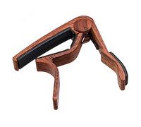 CORHAD Acoustic Guitar Capo with Rosewood Grain Finish Quick-release Trigger Clamp with Rubber Padding for Stable String Holding Stylish Wooden Grain Design Guitar Accessory for Electric