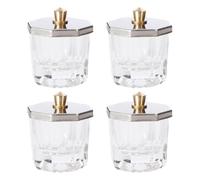 CORHAD Acrylic Liquid Nail Art Bowls Glass 4pcs Including Lid for Manicure Use on Mother's Day Targeted at Women