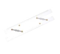CORHAD Acrylic Marine Chart Ruler Convenient Pull Design and Precision Measurement, High-accuracy Drafting Slide Ruler for Ocean Navigation and Seafarers