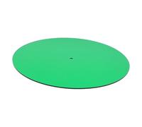 CORHAD Acrylic Turntable Slipmat Replacement Transparent Green Anti-static Vibration Dampening Pad for Vinyl Record Player Noise Reduction Scratch Protection