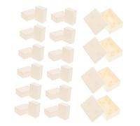 CORHAD Acrylic White Checker Pieces DIY Mahjong Game Blocks Fine Polished Stacking Markers for Creative Board Games Decorative Table Play
