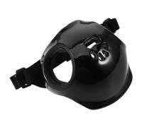 CORHAD Adjustable Black Dog Safety Helmet with Abs Hard Shell and Strap for Small Dogs, Providing Longtime Comfort and Sturdy Protection during Outdoor Adventures
