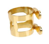CORHAD Adjustable Brass Sax Clip Saxophone Reed Fixing Clip for Alto Saxophone Mouthpiece Sturdy Wind Instrument Accessory