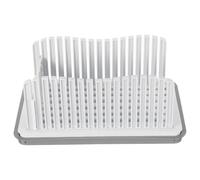 CORHAD Adjustable Bread Slicing Guide with Removable Crumb Tray Plastic Toast Loaf Cutter for Homemade Bread Cake and Pastries Non-Slip Kitchen Gadget for Even Slices and Easy Cleaning