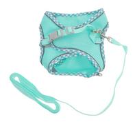 CORHAD Adjustable Reflective Dog Harness and Leash Set for Small Dogs, Easy to Put and Take, Portable Polyester Puppy Vest for Daily Walking and Training