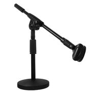 CORHAD Adjustable Table Mic Stand Desktop Microphone Stand Telescopic Boom Xlr Mic Holder