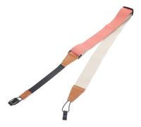 CORHAD Adjustable Universal Ukulele Strap for Adults and Children, No-drill Double Hook Ukulele Shoulder Sling in Nude Pink, Musical Instrument Accessory for Beginners and Players