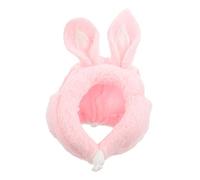 CORHAD Adorable Bunny-shaped Hamster Hat for Pets Cute Animal Headgear for Halloween Christmas and Parties Soft Comfortable Fit for Hamsters Sugar Gliders and More
