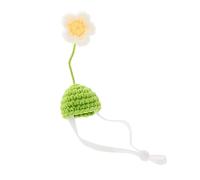 CORHAD Adorable Knitted Hamster Hat Small Pet Accessory for Festivals Birthdays and Family Cute Chinchilla Cap Floral Design