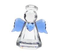 CORHAD Angel Transparency Figurine Dazzling with Elegant Crystal Heartshaped, Shine and High Light Glass Animals Figures for Children's Gifting and Home Table Decoration
