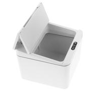 CORHAD Automatic Car Trash Can 4l Abs Material with Smart Sensor and Easy Storage, Practical White Car Storage Box for Snacks and Garbage Organiser