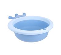 CORHAD Baby Folding Basin and Infant Face Wash Tub Collapsible Portable Baby Cleaning Basin with Crown Design for Newborns and Toddlers Bathing at Home and Travel
