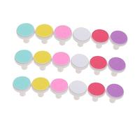 CORHAD Baby Nail Trimmer Replacement Grinding Heads Or Birthday Random Color 18pcs with Abrasive Paper Pads Safe Nail File Parts Will Not Hurt Baby's Skin for Babies and Boys and Girls