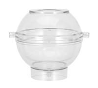 CORHAD Ball Candle Mold: 9CM 3D Spherical Soap Mold - Acrylic Paraffin Wax Maker Moulds for Handmade Decorative Candles Bath Bomb DIY Supplies