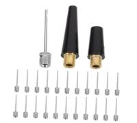 CORHAD Ball Inflator Needle with Plastic Metal Pins Fast Inflation Football Soccer Basketball Pump Adapters Leakproof Precision for Gym Playground Sports Events