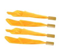 CORHAD Bamboo Boys and Girls Hand Percussion Instruments Yellow Silk Allegro Chinese Castanets Allegros Kuaiban Clappers for Boys and Girls Learning