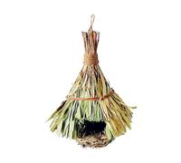 CORHAD Bamboo Leaf Bird Nest House Hand Woven Grass Weaving Nest Birds Hanging Accessories Birdhouse