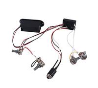 CORHAD Band Equalizer Bass Preamp Circuit Guitar Tone Control Wiring Harness Pickup Set for Active Bass Pickup