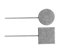CORHAD Bass Drum Beater Pad for Kick Drum Pedal 2 Pack Square Flat Bottom Design Drum Machine Pedal Accessory Replacement Parts