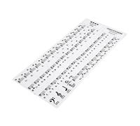CORHAD Beginner Piano Stickers Adhesive Introductory Piano Keyboard Stickers for Label Music Instrument Supplies