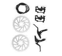 CORHAD Bike Disc Brake Kit with Hand Brake Lever Derailleur and Shifter Cables Metal Rotor for and Road Bikes Smooth Operation and Heat Dissipation Suitable for Mountain and Bicycles