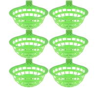 CORHAD Bird Nest Breeding Nest Nesting Tray for Birds Bird Litter for the Cage Nesting Pool for Birds Bird Eggs Canary Nest Pan Canary Nest Bird Nest Bird Hiding Place Plastic Green