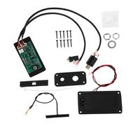 CORHAD Black Electric Violin Pickup Piezo with Shielded Cable High Precision Sound Reproduction Compatible with Amplifiers for Powerful Performance