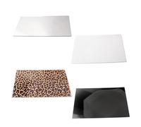 CORHAD Black Ply Self Adhesive Acoustic Guitar Scratch Plate Sheet Acrylic PVC Material with Protective Film Heat Resistant DIY Pickguard for Guitar and Bass