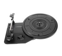 CORHAD Black Retro Vinyl Record Player Movement with Built-in Speakers and Low Noise Plastic Turntable Needle for Home Decor and Music Lovers