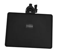 CORHAD Black with Higher Edges Design Adjustable Mic Stand Tray Prevents Slipping for Holding Gadgets for Music and Microphone Stands during Live Broadcasts