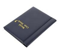 CORHAD Blue 120-pocket Album for Collectors Organizer Book with Direct Insert Pockets for Storage and Display