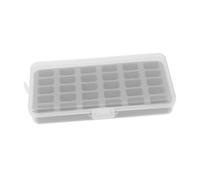 CORHAD Bobbin Storage Case Convenient to Use 30 Slots Plastic Bobbin Holder Sponge Padding Simple and Generous Design for Home Sewing and Craft Organisation
