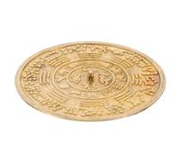 CORHAD Brass Feng Shui Decorative Mirror Home Ornament for Entrance with Evil Spirit Protection and Blessing Symbolism Brass Adornment for Garden Hotel