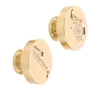 CORHAD Brass Wax Seal Stamp Heads Round 25mm with Interchangeable Design and Quick Sealing 2pcs for Music Themed Stationery and Envelopes for Scrapbooking and Journaling