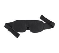 CORHAD Breathable 3D Eye Mask for Sleeping with No Pressure on Eyes and Fabric Material Black Travel Blindfold Suitable for Train and Meeting Use