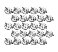 CORHAD Brooch for Jewelry-Making Projects 50pcs Silver Iron Bases with Safety Pin Clasp and Practical Breastpin Decor Accessories for Crafting Supplies